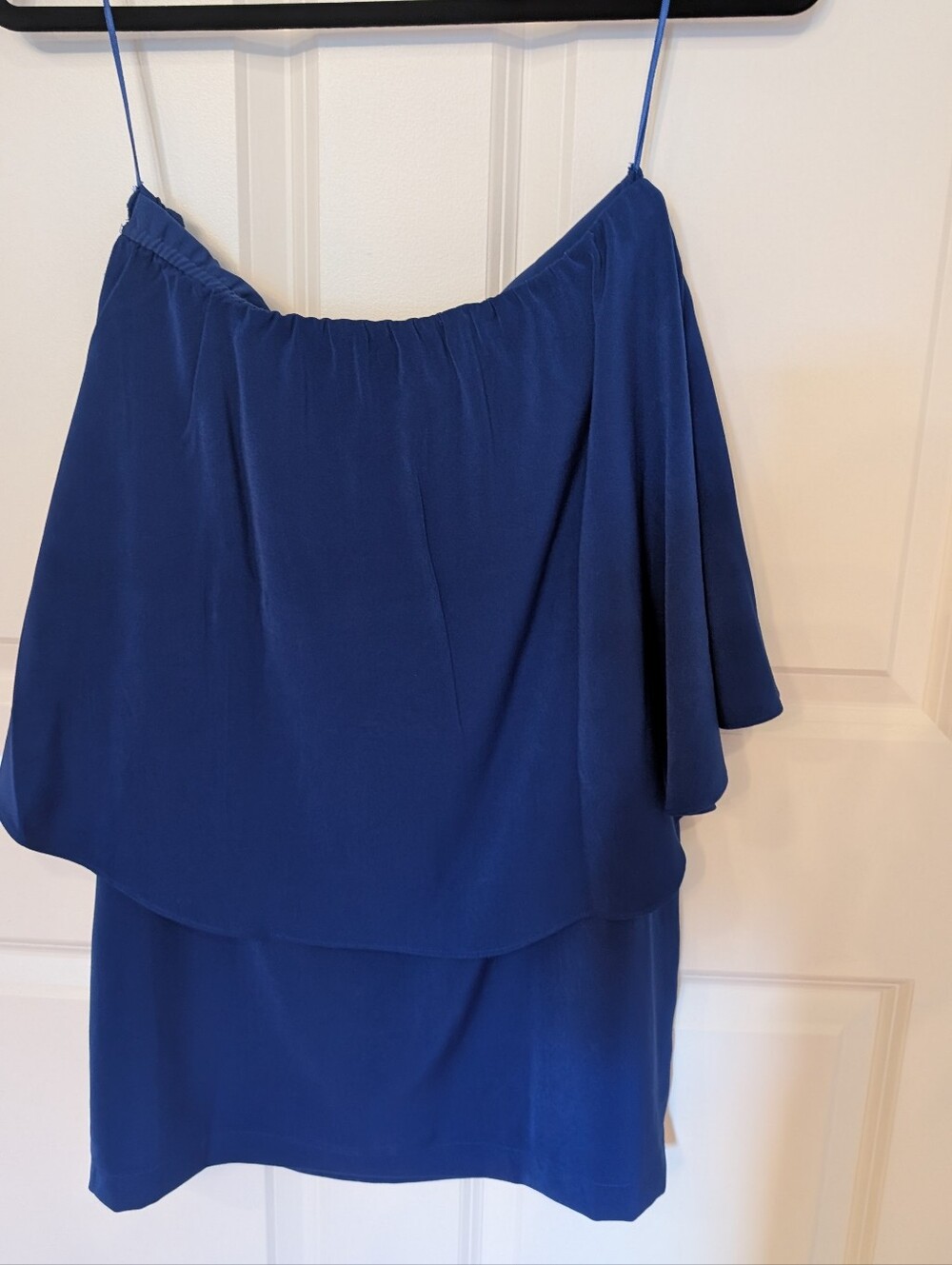 Women’s German Blue Strapless Dress